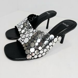 Mango Sandalia Bubble Heels, NWT, Size 37|US 6.5